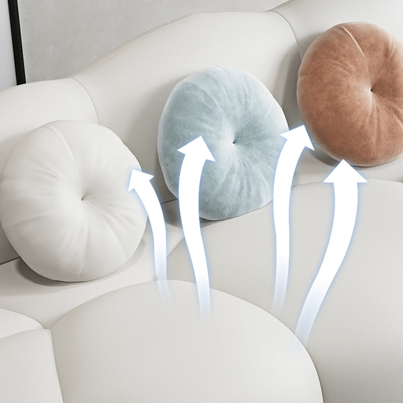 Contemporary Polyester Sofa Stain Resistant Armless Settee for Living Room