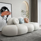 Contemporary Polyester Sofa Stain Resistant Armless Settee for Living Room