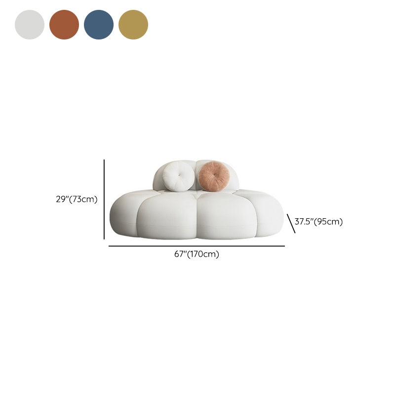 Sofa polyester contemporain Soupchage sans bras résistant aux taches pour le salon