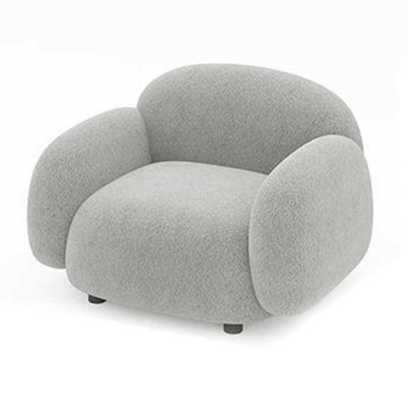 Contemporary Standard Sofa Sewn Pillow Back Sofa for Bonus Room