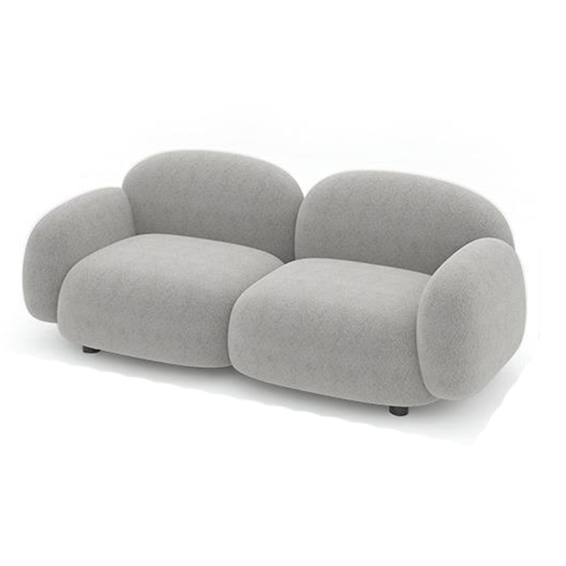Contemporary Standard Sofa Sewn Pillow Back Sofa for Bonus Room