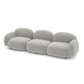 Contemporary Standard Sofa Sewn Pillow Back Sofa for Bonus Room