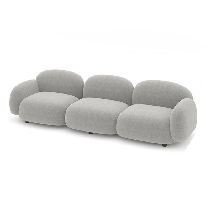 Contemporary Standard Sofa Sewn Pillow Back Sofa for Bonus Room