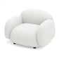 Contemporary Standard Sofa Sewn Pillow Back Sofa for Bonus Room