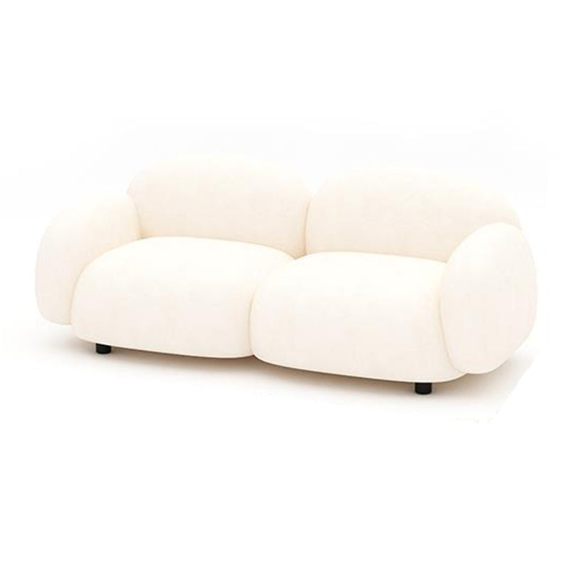 Contemporary Standard Sofa Sewn Pillow Back Sofa for Bonus Room
