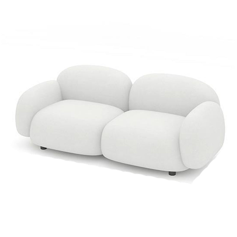 ボーナスルーム用のコンテンポラリー標準ソファ縫製枕バックソファソファ