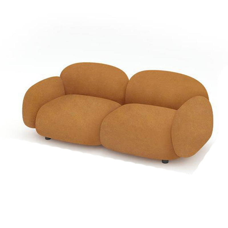 Sofá de almohada de sofá cosida de sofá estándar contemporánea para sala de bonificación