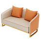 Genuine Leather Tuxedo Arm Sofa Contemporary Sofa for Living Room