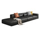 Contemporary Black Leather Sofa Tight Back Settee for Bonus Room Clearhalo 'furn' 'furn_sofas' 'Furniture' 'Living Room Furniture' 'Sofa' 'sofas' 6450256