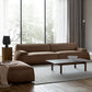 Contemporary Recessed Arm Sofa Tight Back Settee for Living Room