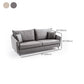 34.3" Wide Contemporary Style Sofa Faux Leather Seating with Pillows Clearhalo 'furn' 'furn_sofas' 'Furniture' 'Living Room Furniture' 'Sofa' 'sofas' 6450400