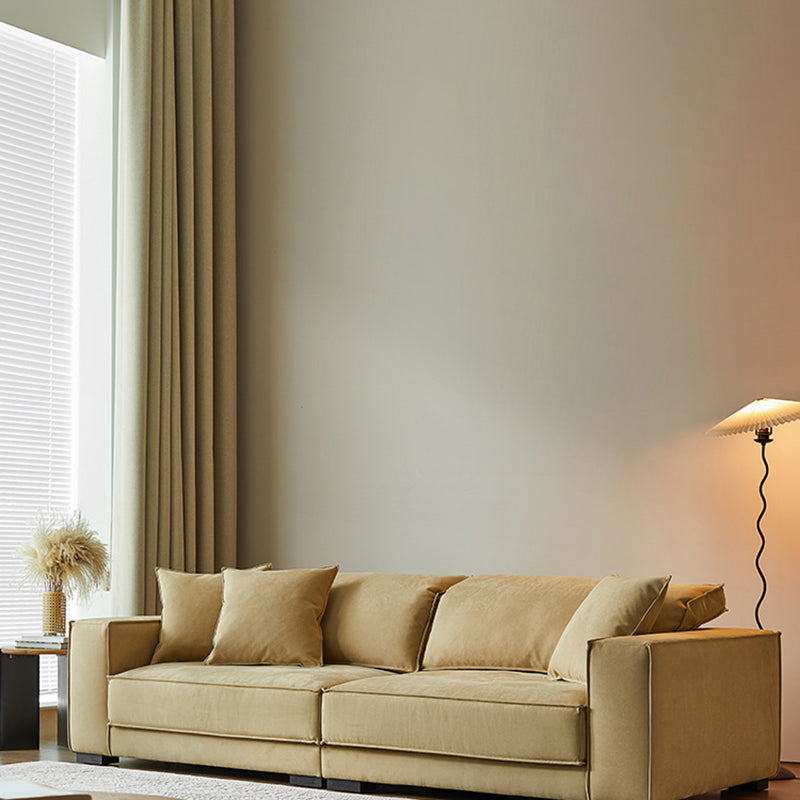 Faux Leather Sofa Tuxedo Arm Contemporary Settee for Living Room Clearhalo 'furn' 'furn_sofas' 'Furniture' 'Living Room Furniture' 'Sofa' 'sofas' 6450431