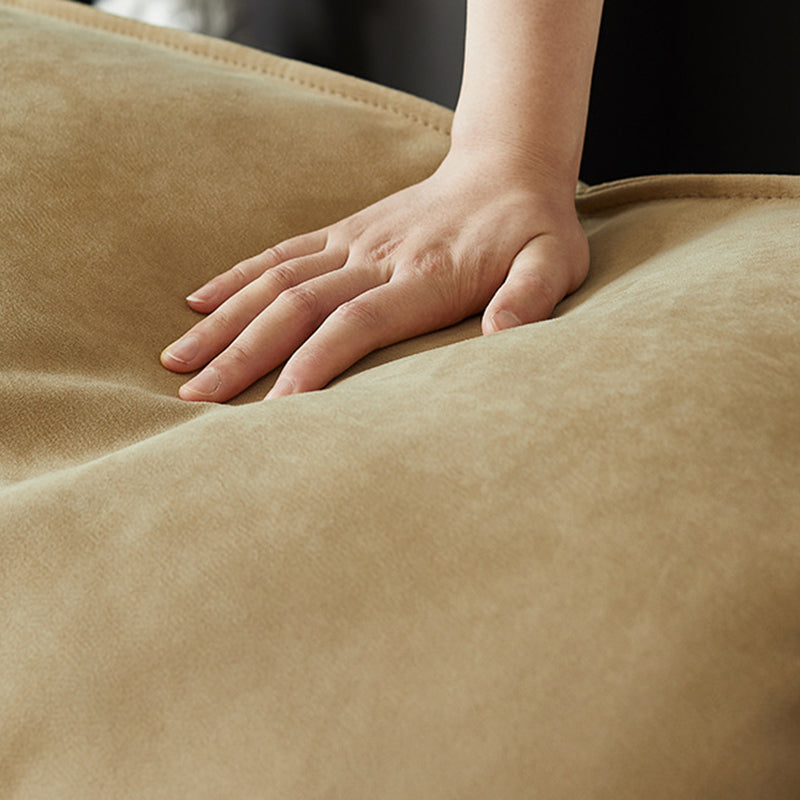 Faux Leather Sofa Tuxedo Arm Contemporary Settee for Living Room Clearhalo 'furn' 'furn_sofas' 'Furniture' 'Living Room Furniture' 'Sofa' 'sofas' 6450436