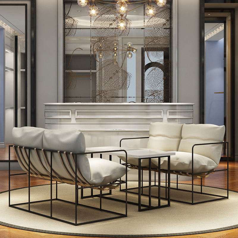 Moderno divano a sedere per sedili resistenti alle macchie bianche per sala bonus