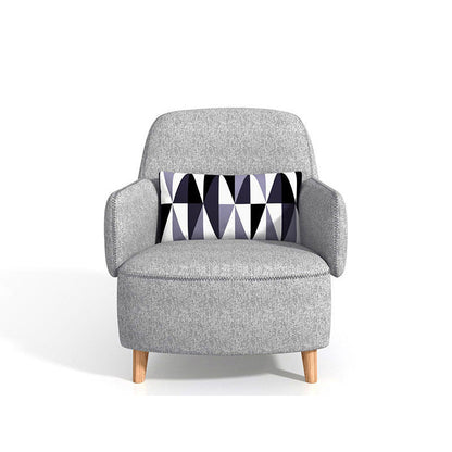 Pillow Top Arm Seating Faux Leather Sofa Contemporary Cushions 30"L x 31"W x 30"H Faux Leather Gray Clearhalo 'furn' 'furn_sofas' 'Furniture' 'Living Room Furniture' 'Sofa' 'sofas' 6450510