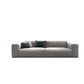 Contemporary Slipcovered Cushions Settee Cotton Pillow Top Arm Sofa 87"L x 39"W x 30"H Cotton and Linen Clearhalo 'furn' 'furn_sofas' 'Furniture' 'Living Room Furniture' 'Sofa' 'sofas' 6450514