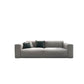 Contemporary Slipcovered Cushions Settee Cotton Pillow Top Arm Sofa 79"L x 39"W x 30"H Cotton and Linen Clearhalo 'furn' 'furn_sofas' 'Furniture' 'Living Room Furniture' 'Sofa' 'sofas' 6450515