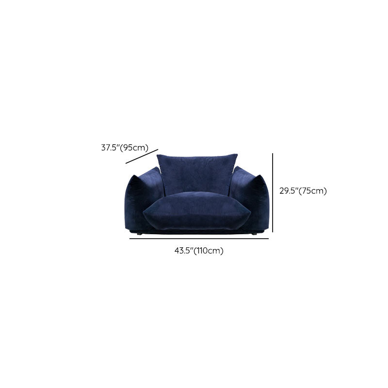 Moderne Standard -blaue Sofa -Kissen Kissen Top Arm Sofe für Wohnzimmer