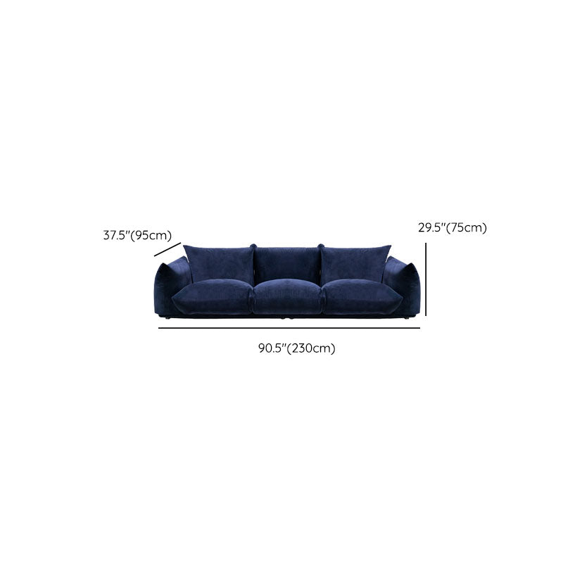 Moderne Standard -blaue Sofa -Kissen Kissen Top Arm Sofe für Wohnzimmer
