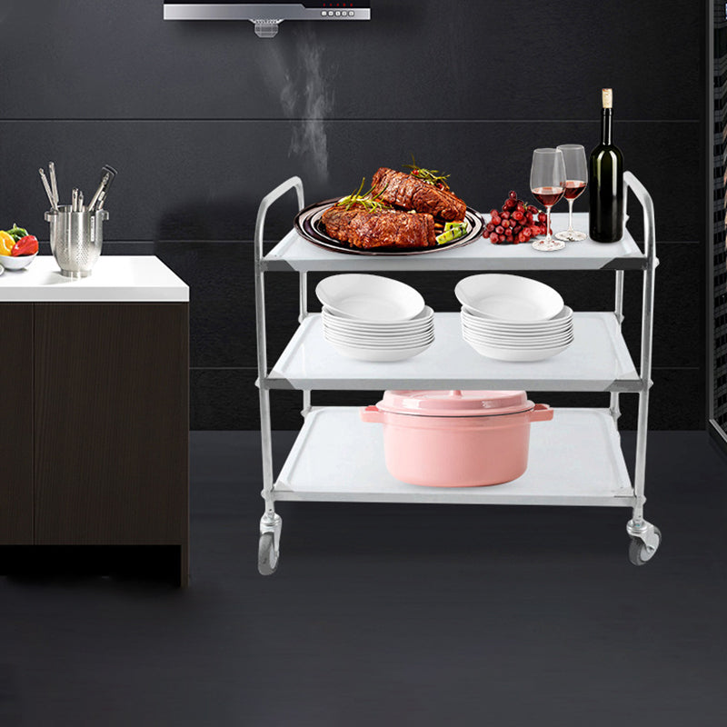 Modern Stainless Steel Prep Table Rectangular Prep Table with Casters Clearhalo 'furn' 'furn_kitchen_islands_carts' 'Furniture' 'Kitchen & Dining Furniture' 'Kitchen Islands & Carts' 'kitchen_islands_carts' 6450660