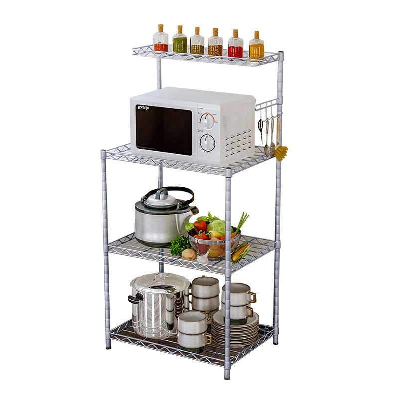 Tavolo da preparazione sala da pranzo in stile contemporaneo tavolo di preparazione di stoccaggio aperto