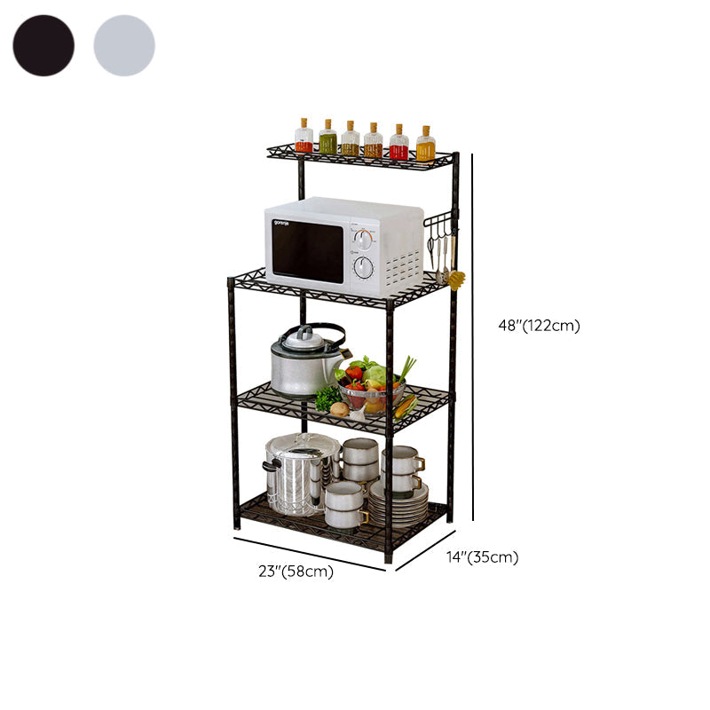 Tavolo da preparazione sala da pranzo in stile contemporaneo tavolo di preparazione di stoccaggio aperto