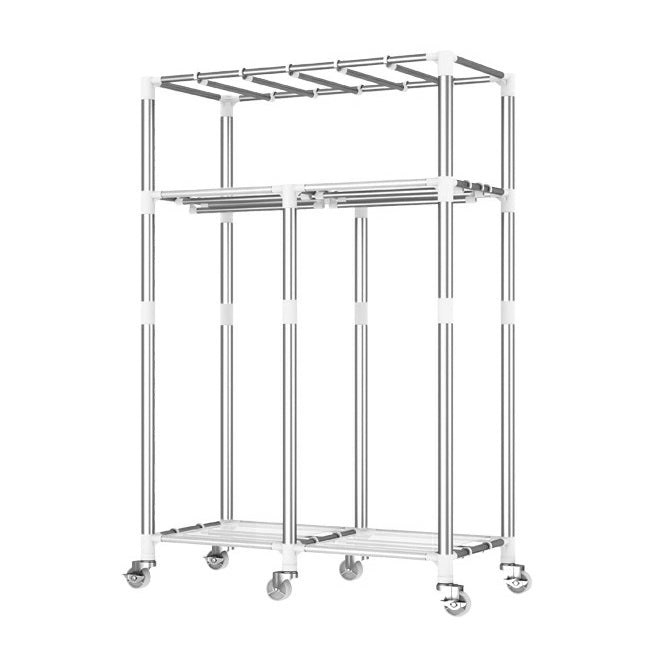 Placard de garde-robe moderne avec étagères armoire de garde-robe en acier avec jambes