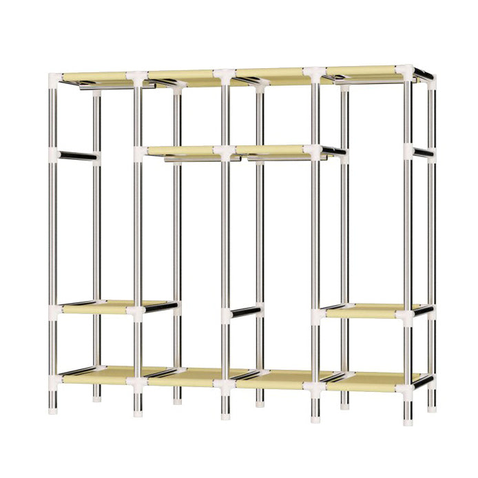 Hinged Wardrobe Closet with Legs Contemporary Wardrobe Armoire Clearhalo 'Armoires & Wardrobes' 'armoires_wardrobes' 'Bedroom Furniture' 'furn' 'furn_armoires_wardrobes' 'Furniture' 6450840