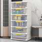 Hinged Wardrobe Cabinet with Legs Non-Hanging Storage Cabinet