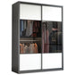 Sliding Wardrobe Closet Engineered Wood Wardrobe Armoire for Bedroom
