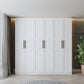 Engineered Wood Wardrobe Armoire Modern White Wardrobe Cabinet