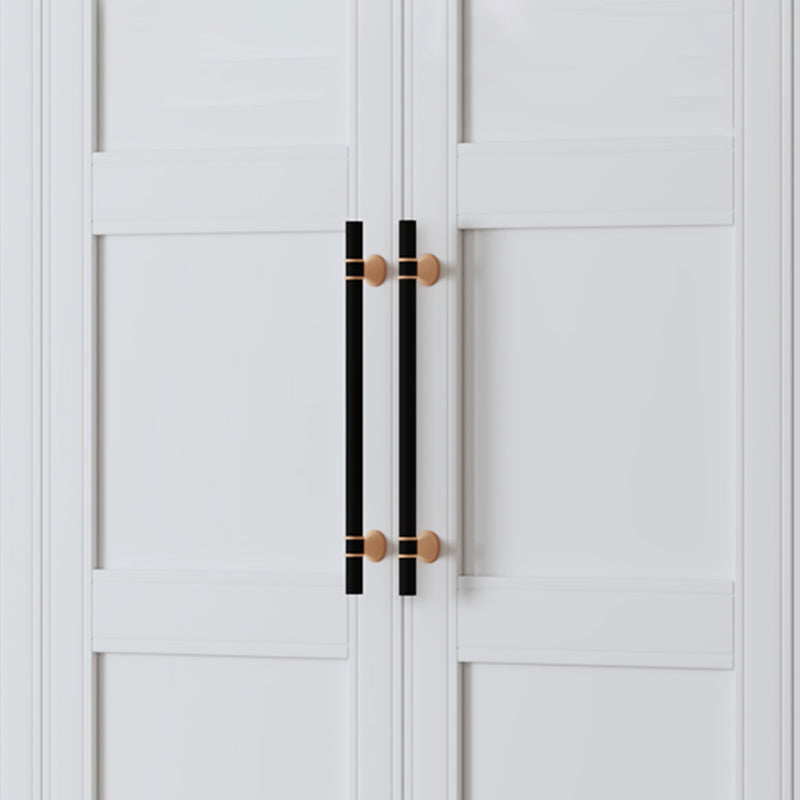 Engineered Wood Wardrobe Armoire Modern White Wardrobe Cabinet