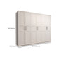 Engineered Wood Wardrobe Armoire Modern White Wardrobe Cabinet