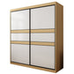 Wooden Wardrobe Armoire with Drawer Modern Wardrobe Closet - 63"L x 23.6"W x 82.9"H Clearhalo 'Armoires & Wardrobes' 'armoires_wardrobes' 'Bedroom Furniture' 'furn' 'furn_armoires_wardrobes' 'Furniture' 6451080
