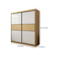 Wooden Wardrobe Armoire with Drawer Modern Wardrobe Closet - 63"L x 23.6"W x 82.9"H Clearhalo 'Armoires & Wardrobes' 'armoires_wardrobes' 'Bedroom Furniture' 'furn' 'furn_armoires_wardrobes' 'Furniture' 6451091
