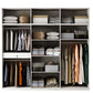 Moderne garderobe kast met kledingstaaf houten garderobe araRoire