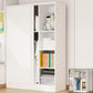 Sliding Door Wardrobe Cabinet with Garment Rod Wooden Wardrobe Closet