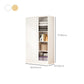 Sliding Door Wardrobe Cabinet with Garment Rod Wooden Wardrobe Closet