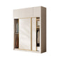 Modern Wardrobe Armoire with Garment Rod Wood Wardrobe Cabinet Armories & Top Cabinet Clearhalo 'Armoires & Wardrobes' 'armoires_wardrobes' 'Bedroom Furniture' 'furn' 'furn_armoires_wardrobes' 'Furniture' 6451171