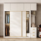 Modern Wardrobe Armoire with Garment Rod Wood Wardrobe Cabinet Clearhalo 'Armoires & Wardrobes' 'armoires_wardrobes' 'Bedroom Furniture' 'furn' 'furn_armoires_wardrobes' 'Furniture' 6451175