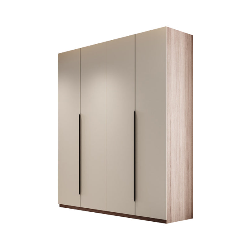 Hinged Wardrobe Cabinet Engineered Wood Wardrobe Armoire for Bedroom Clearhalo 'Armoires & Wardrobes' 'armoires_wardrobes' 'Bedroom Furniture' 'furn' 'furn_armoires_wardrobes' 'Furniture' 6451191
