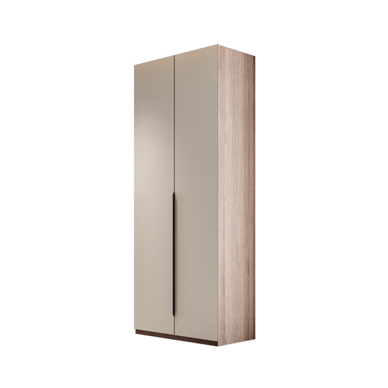 Hinged Wardrobe Cabinet Engineered Wood Wardrobe Armoire for Bedroom Clearhalo 'Armoires & Wardrobes' 'armoires_wardrobes' 'Bedroom Furniture' 'furn' 'furn_armoires_wardrobes' 'Furniture' 6451192