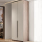 Hinged Wardrobe Cabinet Engineered Wood Wardrobe Armoire for Bedroom Clearhalo 'Armoires & Wardrobes' 'armoires_wardrobes' 'Bedroom Furniture' 'furn' 'furn_armoires_wardrobes' 'Furniture' 6451193