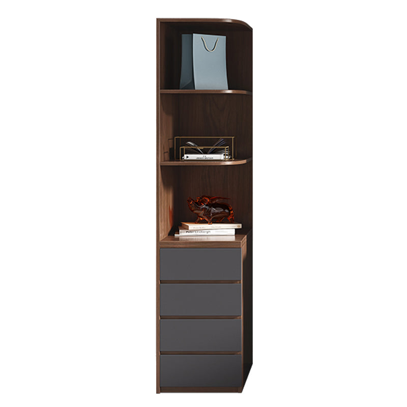 Wooden Wardrobe Armoire with Drawer Modern Hinged Wardrobe Closet None Sideboard Clearhalo 'Armoires & Wardrobes' 'armoires_wardrobes' 'Bedroom Furniture' 'furn' 'furn_armoires_wardrobes' 'Furniture' 6451235