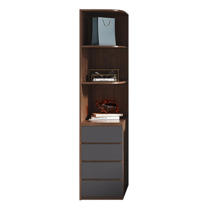 Wooden Wardrobe Armoire with Drawer Modern Hinged Wardrobe Closet None Sideboard Clearhalo 'Armoires & Wardrobes' 'armoires_wardrobes' 'Bedroom Furniture' 'furn' 'furn_armoires_wardrobes' 'Furniture' 6451235