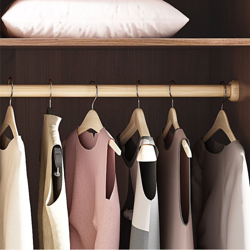 Wooden Wardrobe Armoire with Drawer Modern Hinged Wardrobe Closet Clearhalo 'Armoires & Wardrobes' 'armoires_wardrobes' 'Bedroom Furniture' 'furn' 'furn_armoires_wardrobes' 'Furniture' 6451236