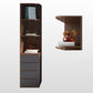 Wooden Wardrobe Armoire with Drawer Modern Hinged Wardrobe Closet Clearhalo 'Armoires & Wardrobes' 'armoires_wardrobes' 'Bedroom Furniture' 'furn' 'furn_armoires_wardrobes' 'Furniture' 6451243