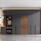 Wooden Wardrobe Armoire with Drawer Modern Hinged Wardrobe Closet Clearhalo 'Armoires & Wardrobes' 'armoires_wardrobes' 'Bedroom Furniture' 'furn' 'furn_armoires_wardrobes' 'Furniture' 6451245