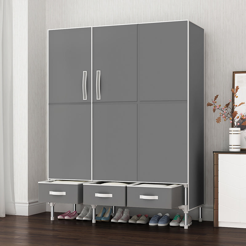 Scharnerngarderobe Schrank mit Kleidungsstab Stahlgarderobe Armoire