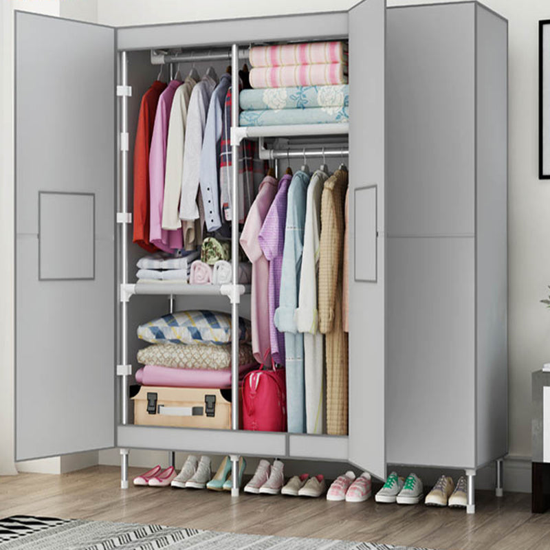 Scharnerngarderobe Schrank mit Kleidungsstab Stahlgarderobe Armoire